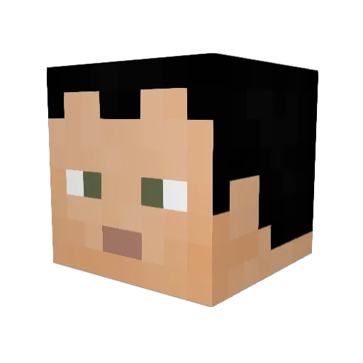 jedemu115 Minecraft avatar head, 3D render