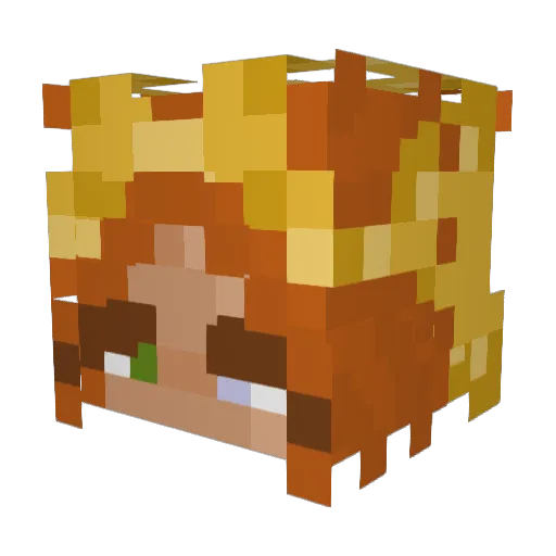 jedi0115 Minecraft avatar head, 3D render