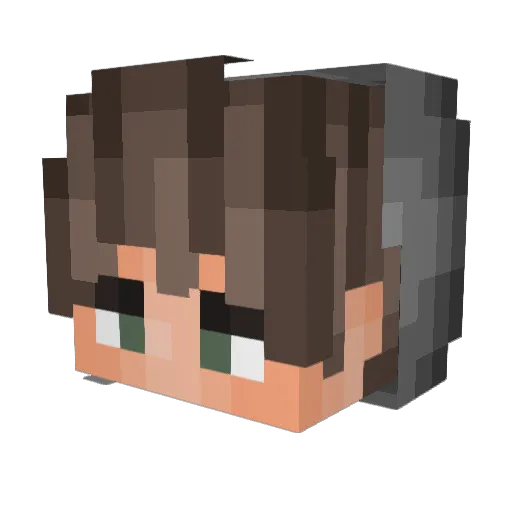 jedijude7 Minecraft avatar head, 3D render
