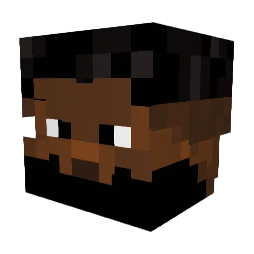 jeds4 Minecraft avatar head, 3D render
