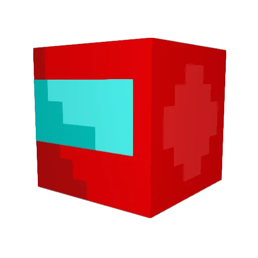 jeeeeeek Minecraft avatar head, 3D render