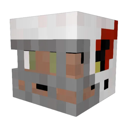 jeepedro1426 Minecraft avatar head, 3D render