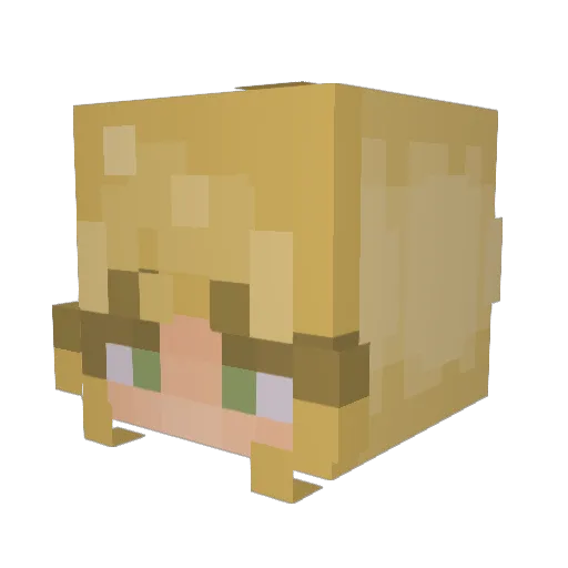 jeepprincess06 Minecraft avatar head, 3D render
