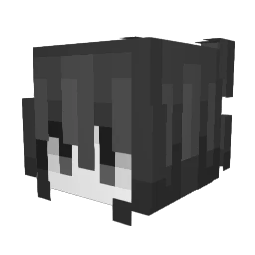 jeeze Minecraft avatar head, 3D render