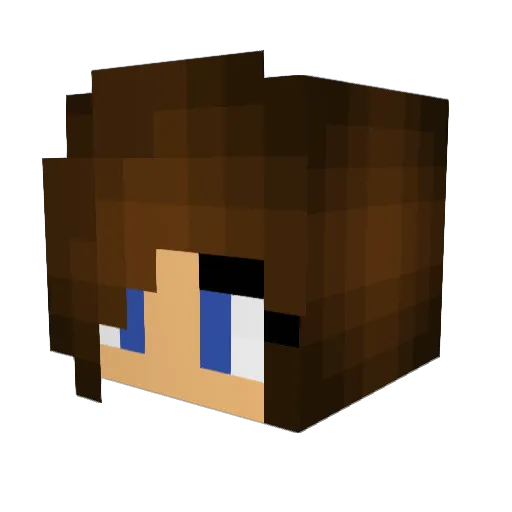 jeezyxox Minecraft avatar head, 3D render