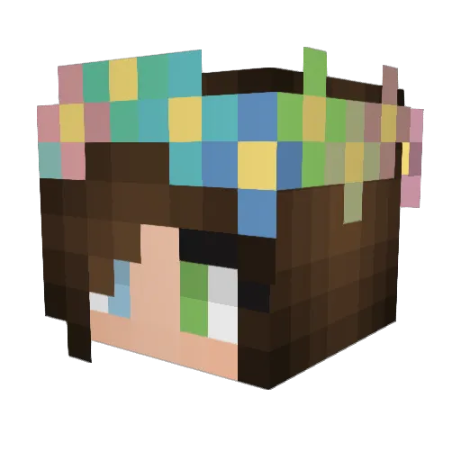 jefc34 Minecraft avatar head, 3D render