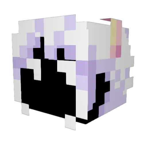 jefeeee Minecraft avatar head, 3D render