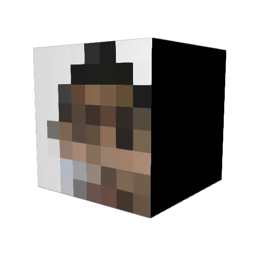 jeff2012g Minecraft avatar head, 3D render