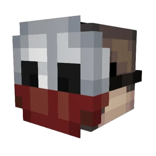 jeff_0G Minecraft avatar head, 3D render