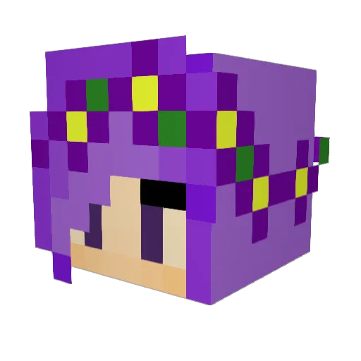 jeffco Minecraft avatar head, 3D render
