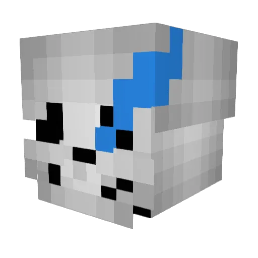 jeffdapig240 Minecraft avatar head, 3D render