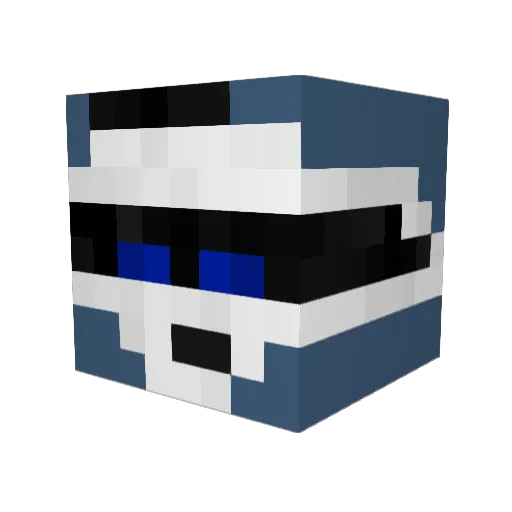 jefferyiscool Minecraft avatar head, 3D render