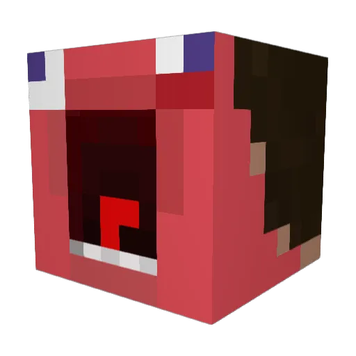 jeffjwu12 Minecraft avatar head, 3D render