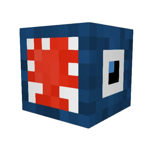jeffke2000 Minecraft avatar head, 3D render