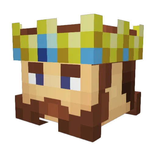 jeffrey796 Minecraft avatar head, 3D render
