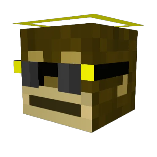 jeffreyschwing Minecraft avatar head, 3D render