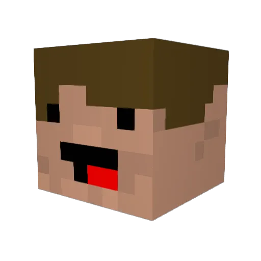 jeffry6284 Minecraft avatar head, 3D render