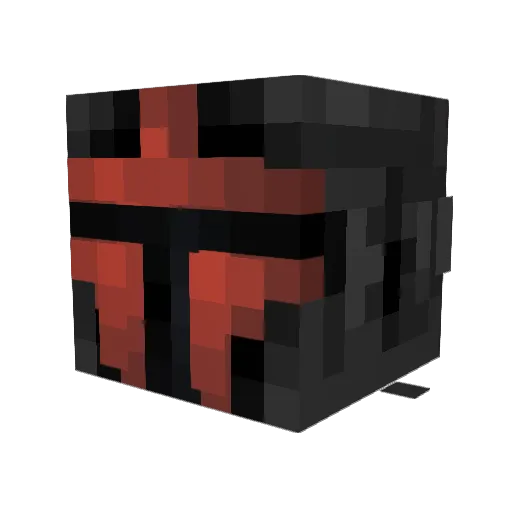 jeffskikun Minecraft avatar head, 3D render