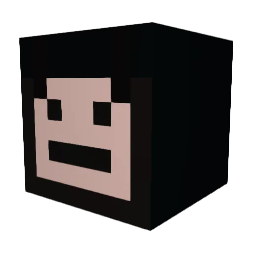 jeffyy11 Minecraft avatar head, 3D render