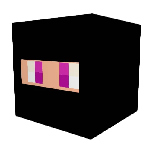 jefryyy Minecraft avatar head, 3D render