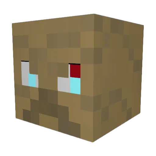 jefsawyer Minecraft avatar head, 3D render