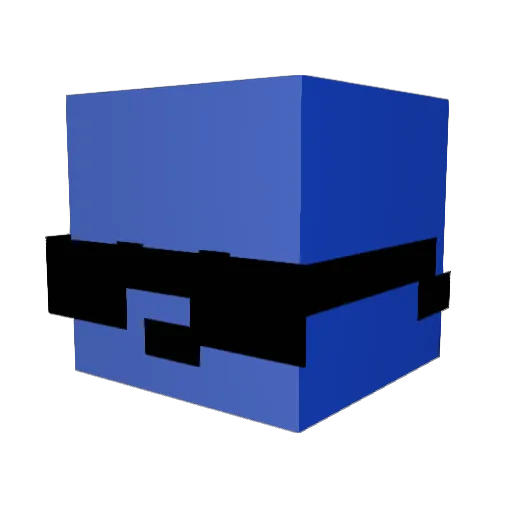 jefse Minecraft avatar head, 3D render