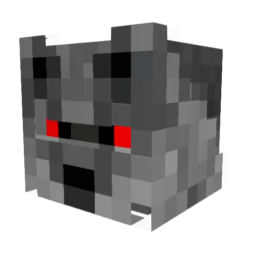 jefstreet Minecraft avatar head, 3D render