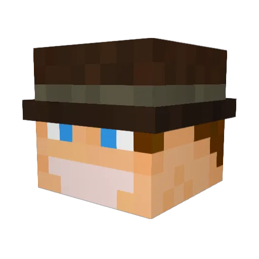 jejuss4ever Minecraft avatar head, 3D render