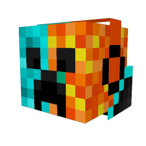 jek281 Minecraft avatar head, 3D render