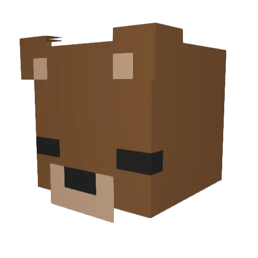 jekut67 Minecraft avatar head, 3D render