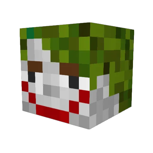 jel119 Minecraft avatar head, 3D render