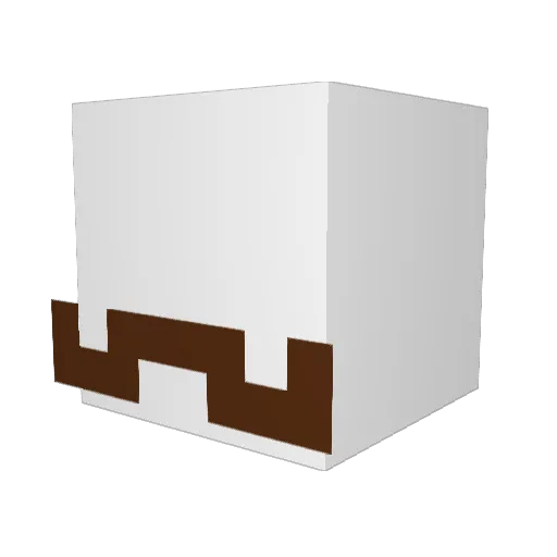 jelledj Minecraft avatar head, 3D render