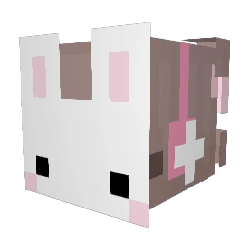 jelli_beann Minecraft avatar head, 3D render