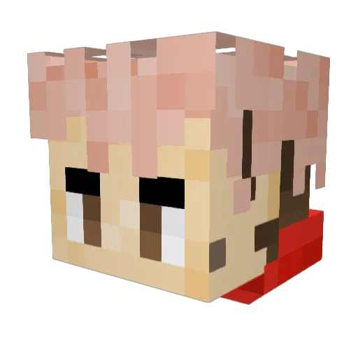 jelliejon Minecraft avatar head, 3D render