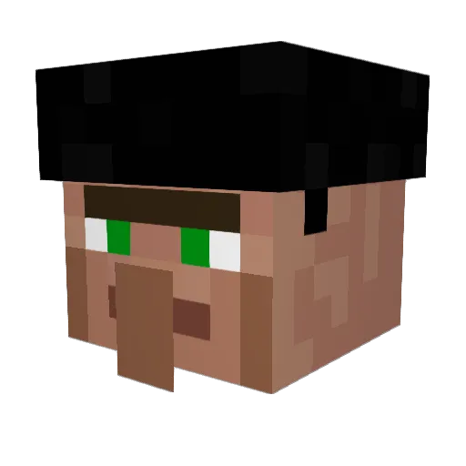 jelliots Minecraft avatar head, 3D render