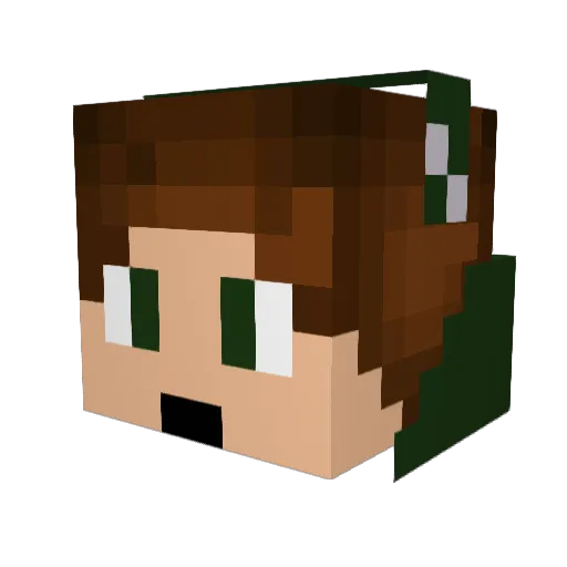 jellisman12 Minecraft avatar head, 3D render