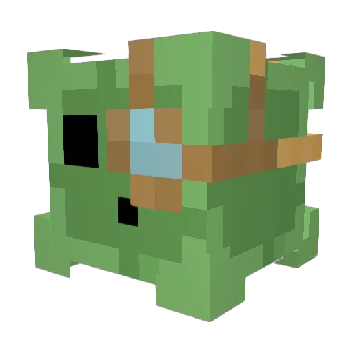 jellowfoot Minecraft avatar head, 3D render