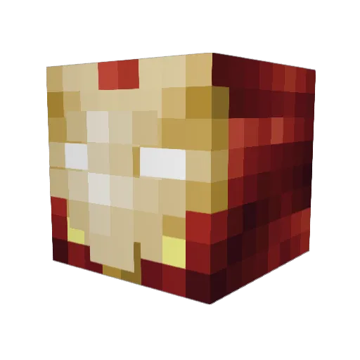 jelly0324 Minecraft avatar head, 3D render