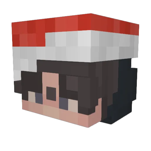 jelly23456 Minecraft avatar head, 3D render