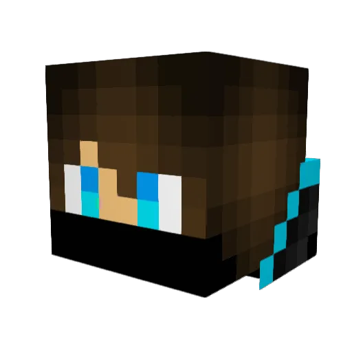 jellybean012 Minecraft avatar head, 3D render