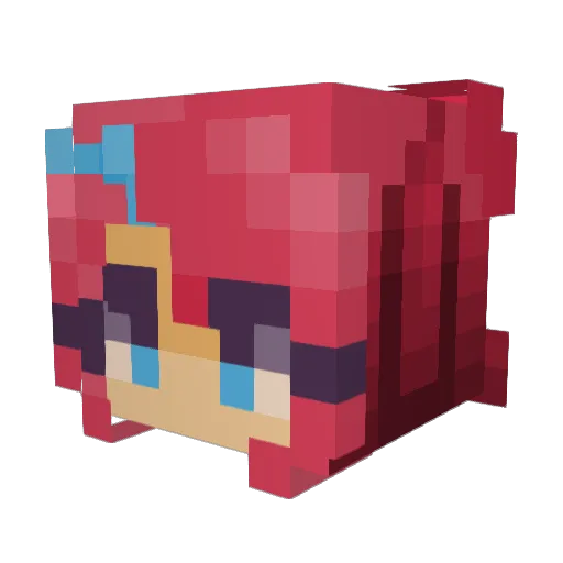 jellybean4238 Minecraft avatar head, 3D render