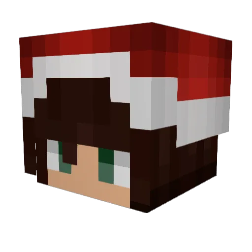 jellybean89 Minecraft avatar head, 3D render