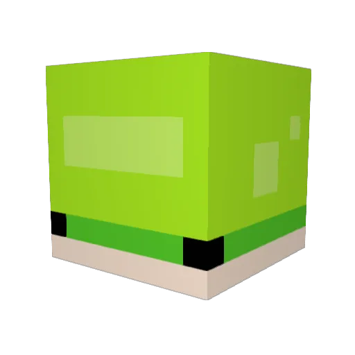 jellyfinley Minecraft avatar head, 3D render