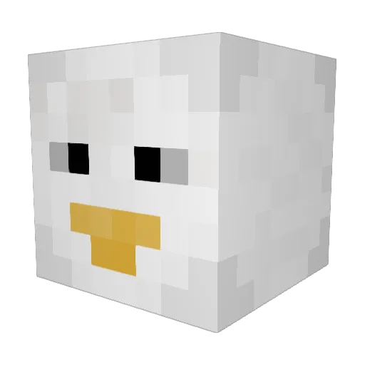 jellyfishmilkk Minecraft avatar head, 3D render