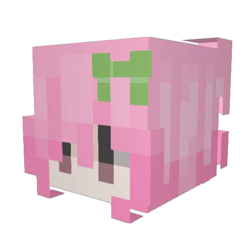 jellyjam125 Minecraft avatar head, 3D render