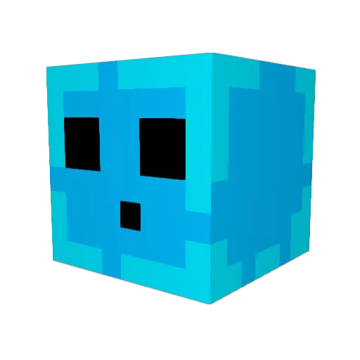 jellyman3000 Minecraft avatar head, 3D render