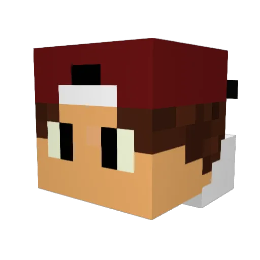 jellyman925 Minecraft avatar head, 3D render