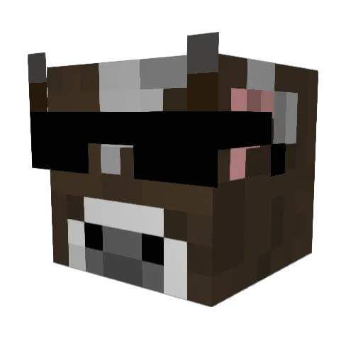 jellzyy Minecraft avatar head, 3D render
