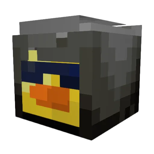 jeltewensing Minecraft avatar head, 3D render