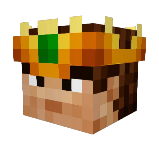 jely2002 Minecraft avatar head, 3D render